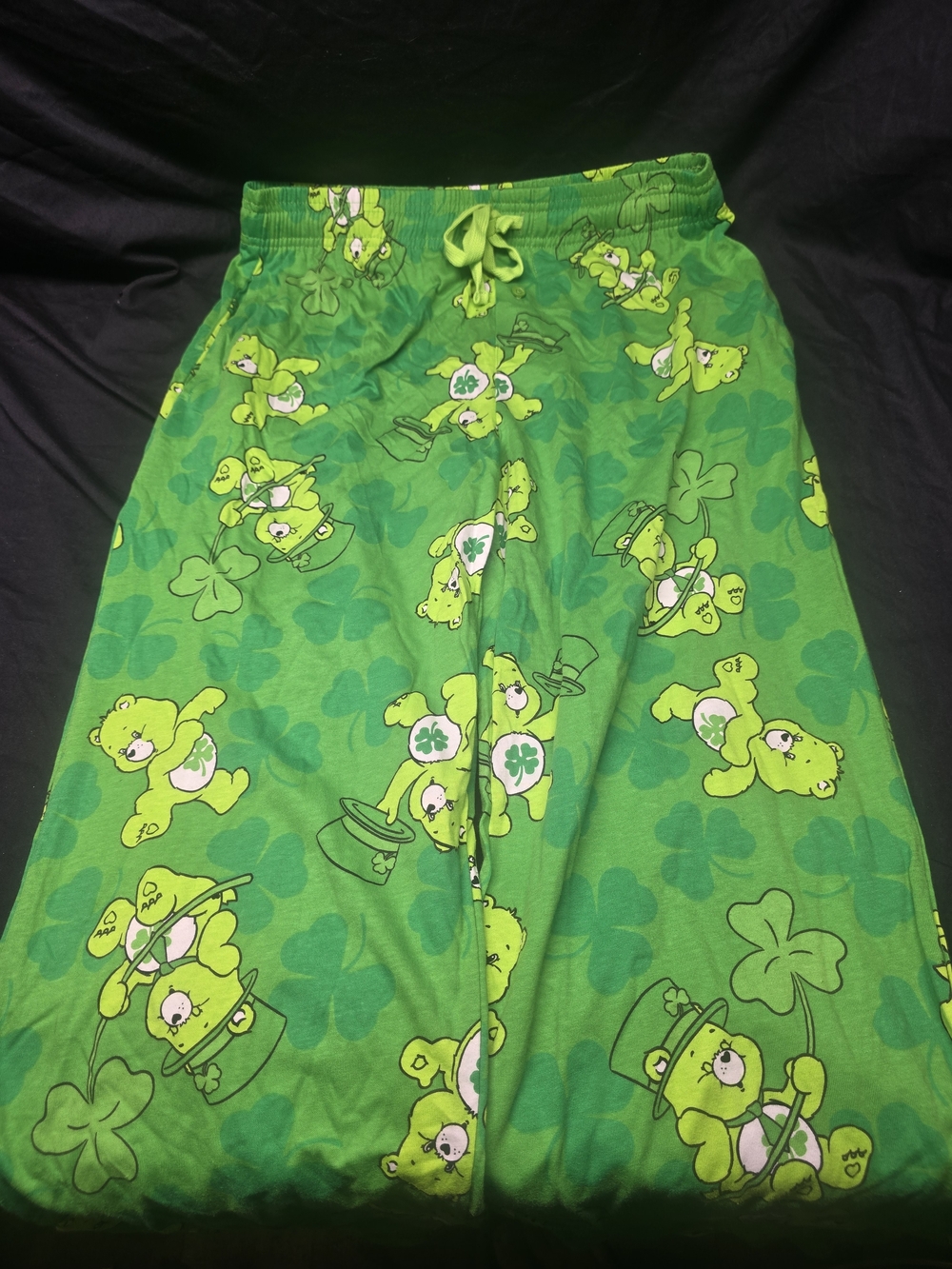 Care Bears Green Shamrock Pajama Pants